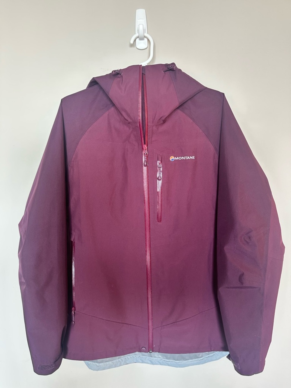 NWOT Montane Women's Waterproof Burgundy Jacket US12